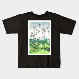 Cocora Valley, Colombia Kids T-Shirt